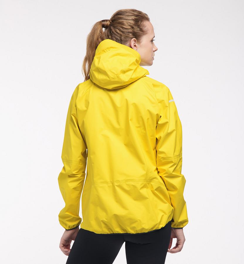 Haglöfs Womens L.I.M Comp Waterproof Jacket Yellow New Zealand 59148HMZG